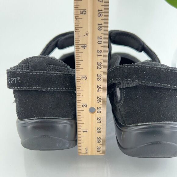 Orthofeet 893 Sanibel Mary Jane Women's 5.5 Wide Black Comfort Orthotic Shoes - Picture 5 of 12